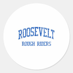 Roosevelt High School Hs Washington Dc Vintage Spo Classic Round Sticker