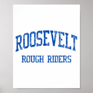 Roosevelt High School Hs Washington Dc Vintage Spo Poster