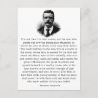 Roosevelt "Man in the Arena" Inspiring