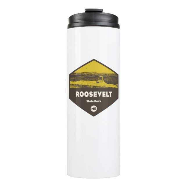 Roosevelt State Park Mississippi Thermal Tumbler (Front)