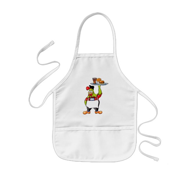 *Roostar bar's waiter* Kids Apron (Front)