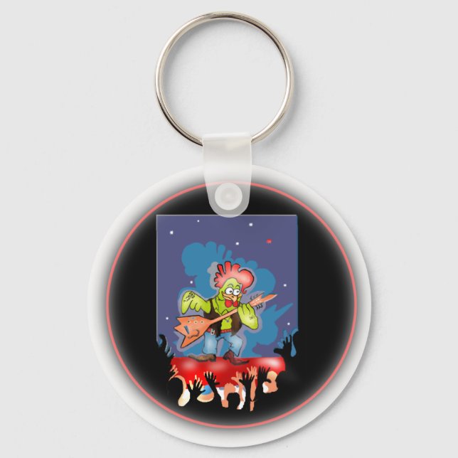 ** Roostar in concert ** Key Ring (Front)