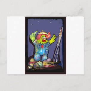 * Roostar painting * Postcard