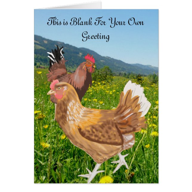 Rooster and Hen (Front)