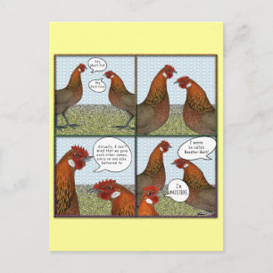 Rooster Bait Postcard