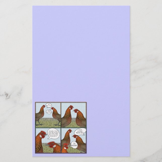 Rooster Bait Stationery (Front)