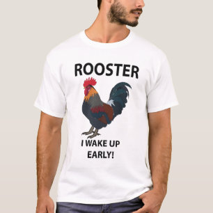 Rooster Bird Funny  T-Shirt