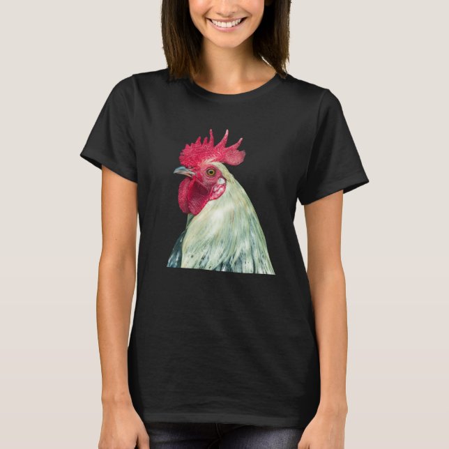 Rooster Bird Ornithology T-Shirt (Front)
