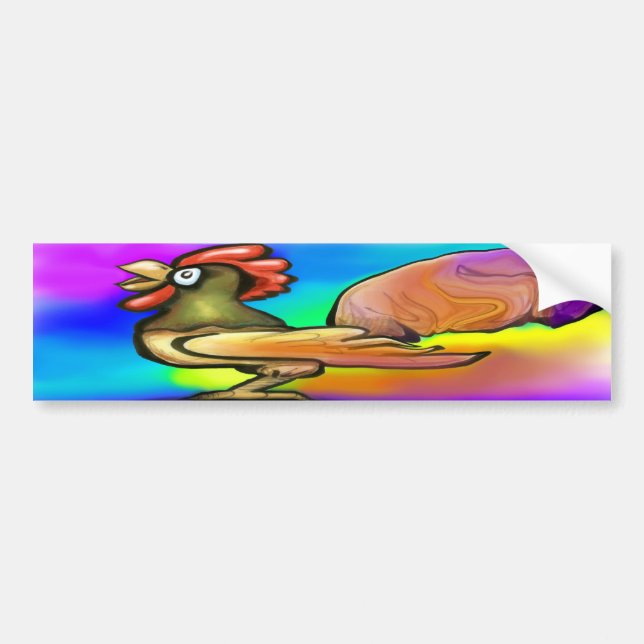 Rooster Bumpers Sticker (Front)
