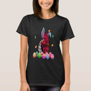 Rooster Bunny Easter Funny Easter Day Chicken T-Shirt