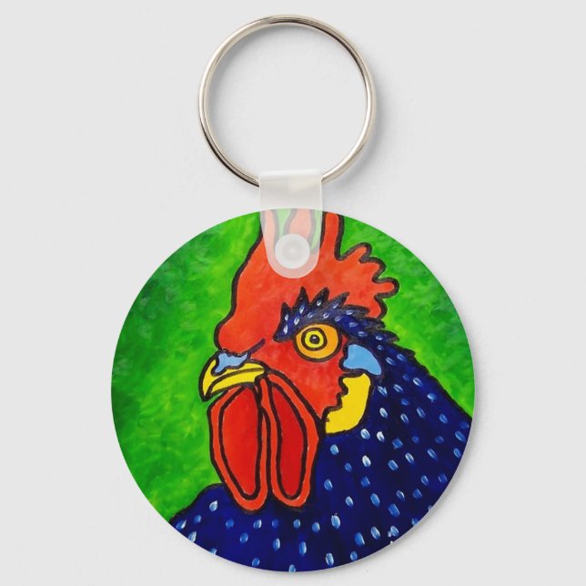 ROOSTER by Piliero Key Ring (Front)