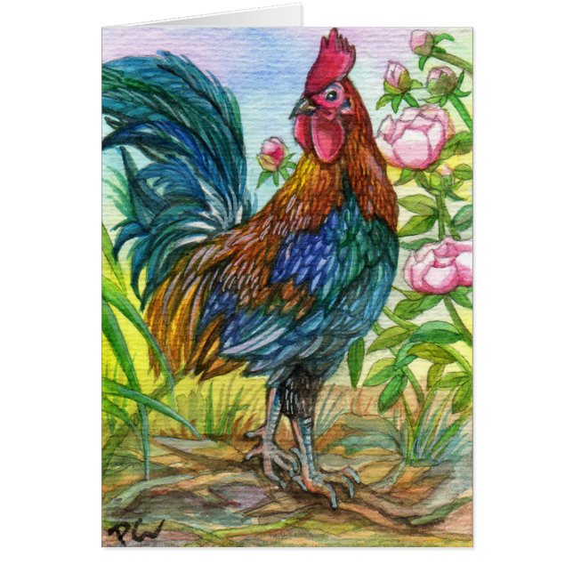 Rooster By The Garden (Front)