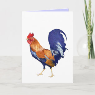 Rooster Card