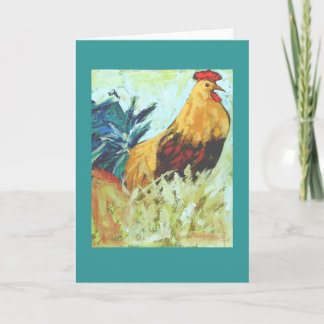 rooster card