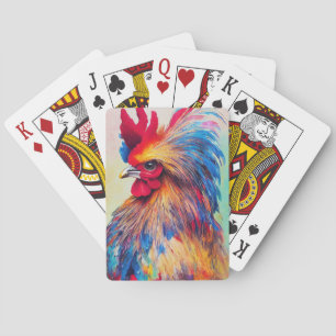 Rooster Chicken Animal Discovery Adventure Nature Playing Cards