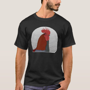 Rooster Chicken Bird Bird Birdwatcher Animal Biolo T-Shirt