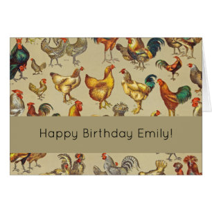 Rooster Chicken Farm Animal Poultry Country