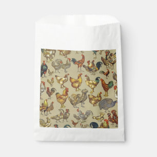 Rooster Chicken Farm Country Animal Favour Bag