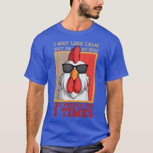 Rooster Chicken Farmers Farm Poultry Lover T-Shirt