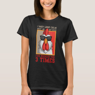 Rooster Chicken Farmers Farm Poultry T-Shirt