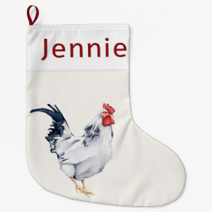 Rooster Christmas Stocking
