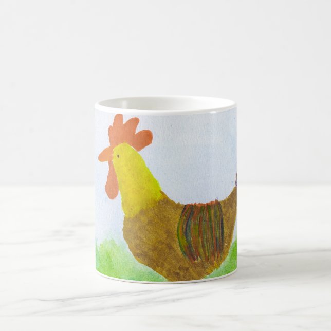 Rooster Coffee Cup (Center)