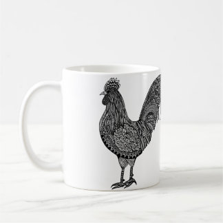 rooster coffee cup