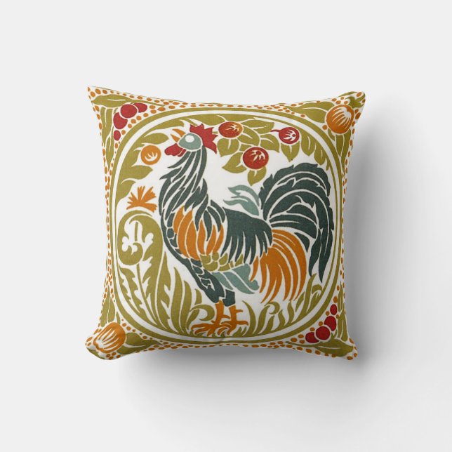 Rooster College Cushion (Front)