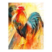 Rooster crows