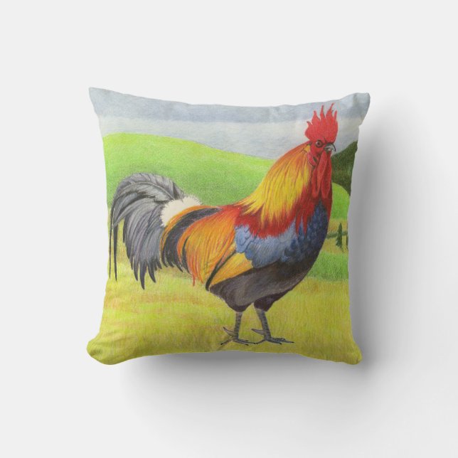 Rooster Cushion (Front)