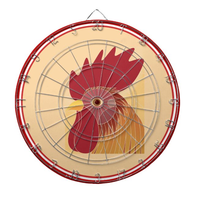 Rooster Dartboard (Front)