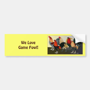 Rooster Dream Team Bumper Sticker