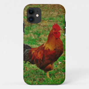 Rooster Facing right iPhone 11 Case