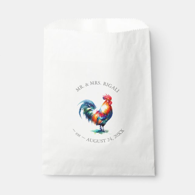 Rooster Favour Bags (Front)