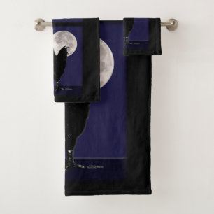 Rooster Ghost Bath Towel Set