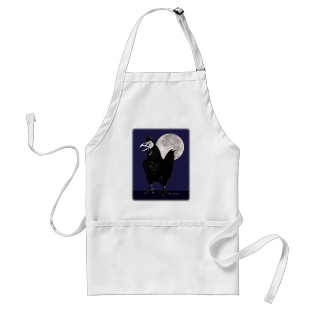 Rooster Ghost Standard Apron (Front)