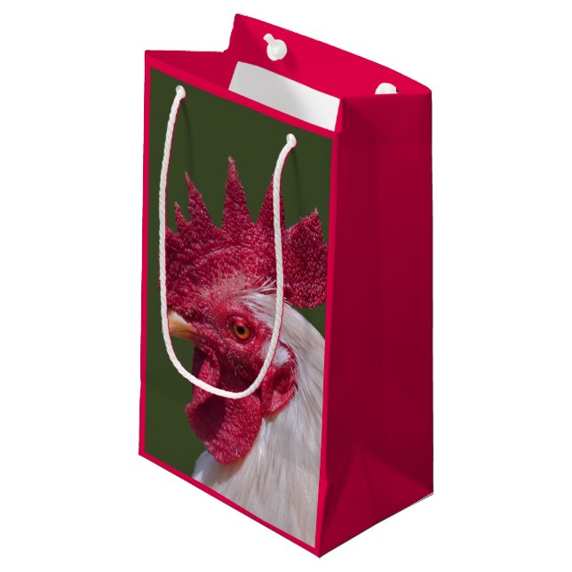 Rooster Gift Bag (Front Angled)