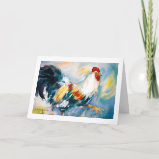 Rooster Greeting Card