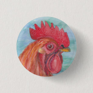 Rooster I 3 Cm Round Badge