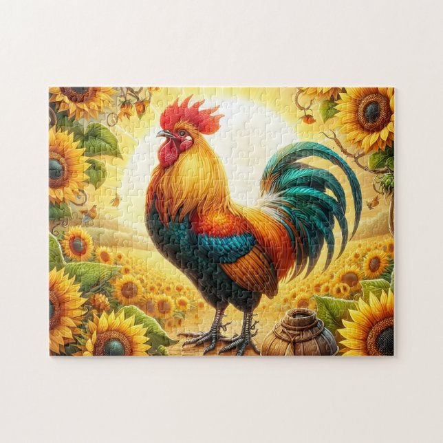 Rooster Jigsaw Puzzle (Horizontal)