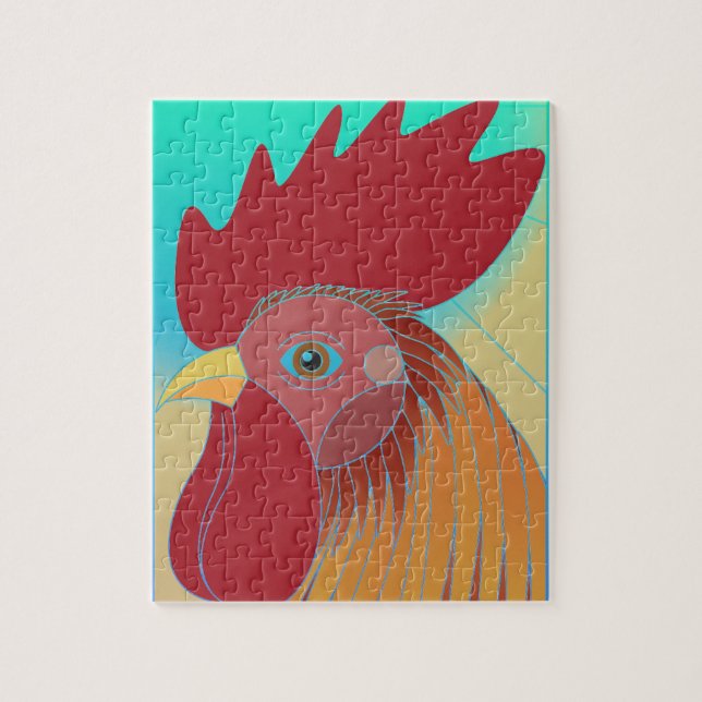 Rooster Jigsaw Puzzle (Vertical)