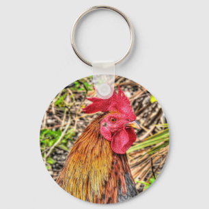 Rooster Key Ring