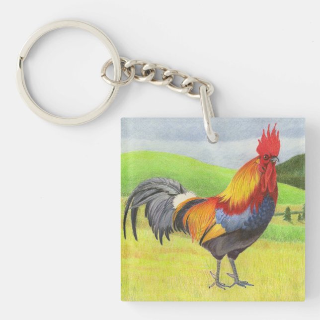 Rooster Key Ring (Front)