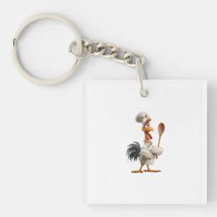 Rooster Key Ring