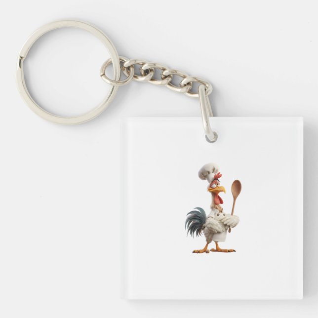 Rooster Key Ring (Front)