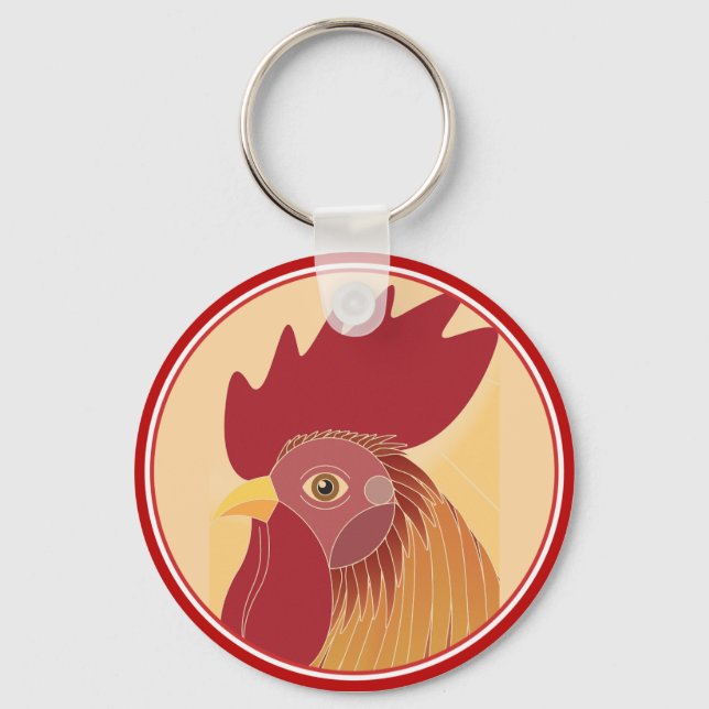 Rooster Key Ring (Front)