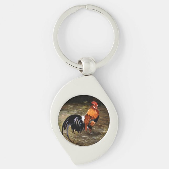 Rooster Key Ring (Front)