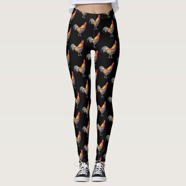 Rooster Leggings (Front)