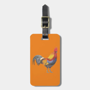 Rooster Luggage Tag