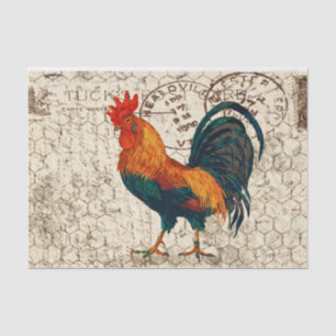 Rooster Mail Tissue Paper